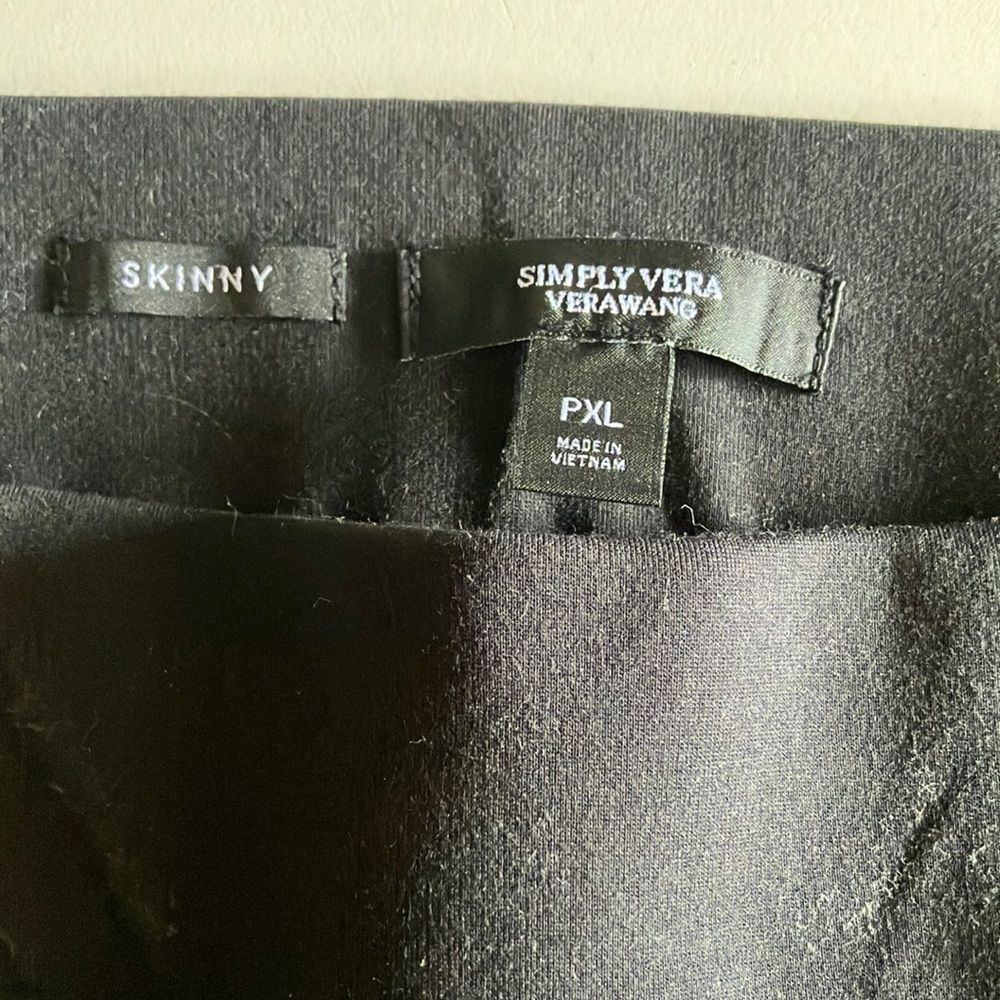 Simply Vera Vera Wang Black Skinny Pants